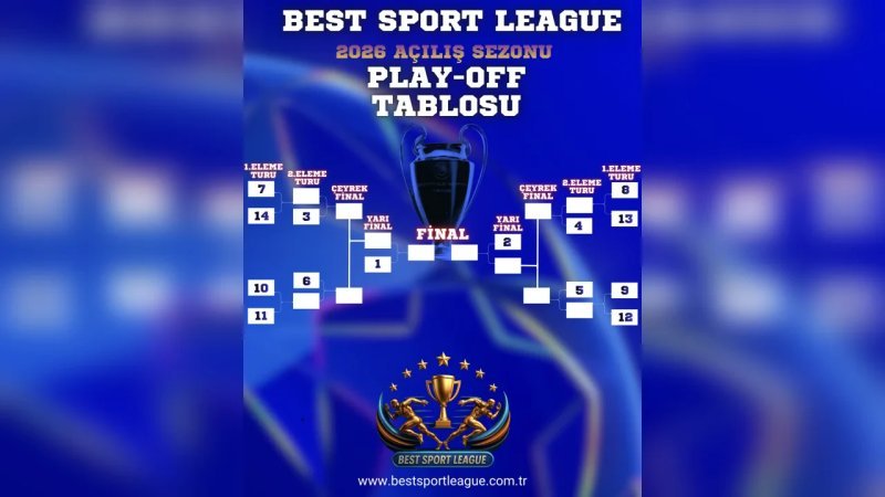 Best Sport League 2026 Açılış Sezonu’nda Play-off Heyecanı Başlıyor!🏆